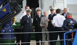 Pakrikštytas hidrografinis laivas "Lotas"