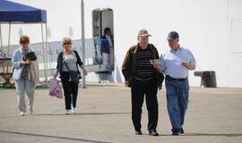 Pirmąkart užsuko liukso klasės laivas