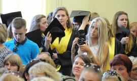 Diplomų įteikimo šventė Klaipėdos universitete