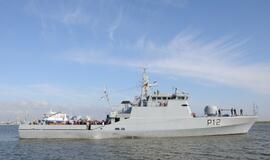 Pakrikštytas hidrografinis laivas "Lotas"