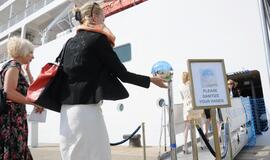 Pirmąkart užsuko liukso klasės laivas