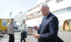 Pirmąkart užsuko liukso klasės laivas