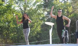 Palangą užvaldė šokių ritmai