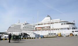 Pirmąkart užsuko liukso klasės laivas