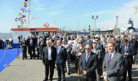 Pakrikštytas hidrografinis laivas "Lotas"