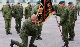 Vadų pasikeitimo ceremonija Dragūnų batalione