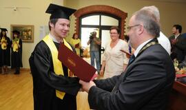 Diplomų įteikimo šventė Klaipėdos universitete