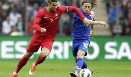 Portugalijos futbolininkai nugalėjo kroatus