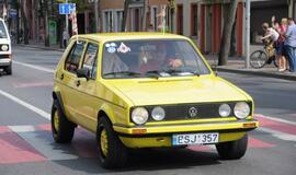 Jūros šventė 2013. Senovinių automobilių paradas