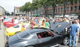 Jūros šventė 2013. Senovinių automobilių paradas