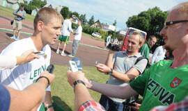 Vyrų krepšinio rinktinės stovykla Palangoje