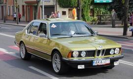 Jūros šventė 2013. Senovinių automobilių paradas