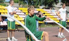 Vyrų krepšinio rinktinės stovykla Palangoje