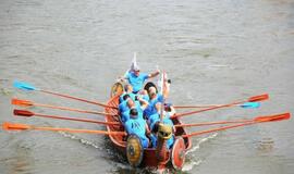 Jūros šventė 2013. Drakonų valčių varžybos