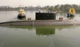 Indija: kilus gaisrui, nuskendo povandeninis laivas