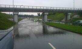 Klaipėdą nuplovė liūtis