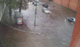 Klaipėdą nuplovė liūtis