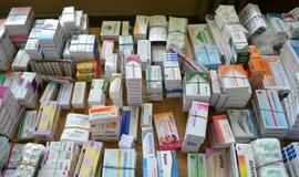 Turgavietėje aptikta nelegali vaistinė