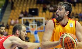 Ispanijos krepšininkai Europos čempionate nesunkiai nugalėjo kroatus