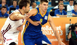 Latvijos krepšininkai Europos čempionate sutriuškino ukrainiečius