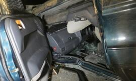 Magistralėje visureigis susidūrė su briedžiu