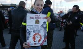 Baikeriai nustebino neįgalų draugą