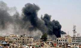 Rusija įspėja JAV dėl Sirijos cheminių ginklų saugyklų bombardavimo