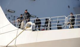 NATO karo laivai atplaukė į Klaipėdą