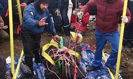 Rusijoje iš ežero dugno iškeltas 570 kilogramų svorio meteoritas
