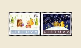 Išleidžiami šv. Kalėdoms ir Naujiesiems metams skirti pašto ženklai
