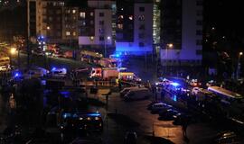 Latvijoje įlūžo parduotuvės "Maxima" stogas