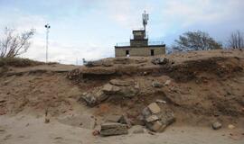 Baltijos jūra graužia Melnragės krantus