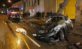 Kraupi avarija miesto centre: du žuvo, vienas sunkiai sužeistas