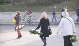 Vėlinės Klaipėdos kapinėse