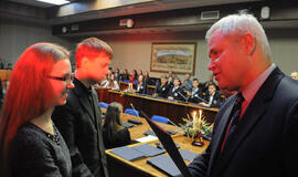 Gabiausiems moksleiviams - mero padėkos