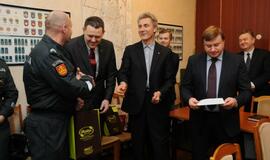 Pagerbė Klaipėdos policijos pareigūnus