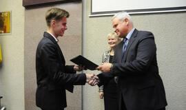 Apdovanoti gabiausi mokiniai