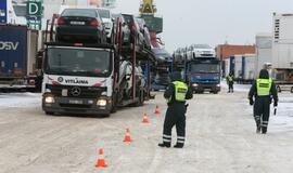 Policijos reidas jūrų perkėloje