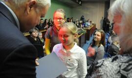 Apdovanoti gabiausi mokiniai