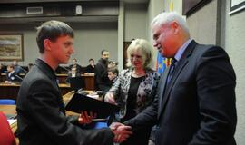 Apdovanoti gabiausi mokiniai