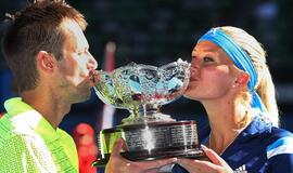 "Australian Open" mišrių dvejetų varžybas laimėjo prancūzė ir kanadietis