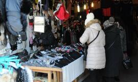 Klaipėdos turgavietės speiguotą savaitgalį