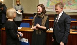 Apdovanoti gražiausių vitrinų puošėjai