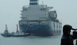 SGD terminalo laivas jau ant vandens