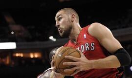 "Raptors" su Jonu Valančiūnu patiesė NBA lyderius