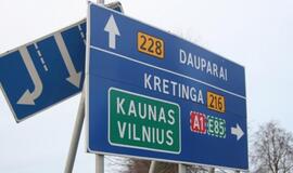 Gargžduose vėjas laužo kelio ženklus?