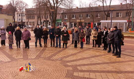 Palangiškiai pagerbė žuvusius Ukrainoje