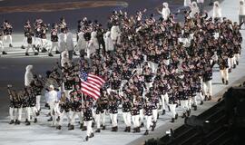 Sočio olimpinių žaidynių atidarymo akimirkos