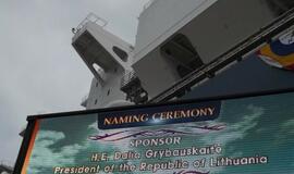 SGD laivo-saugyklos krikštynos