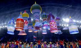 Sočio olimpinių žaidynių atidarymo akimirkos